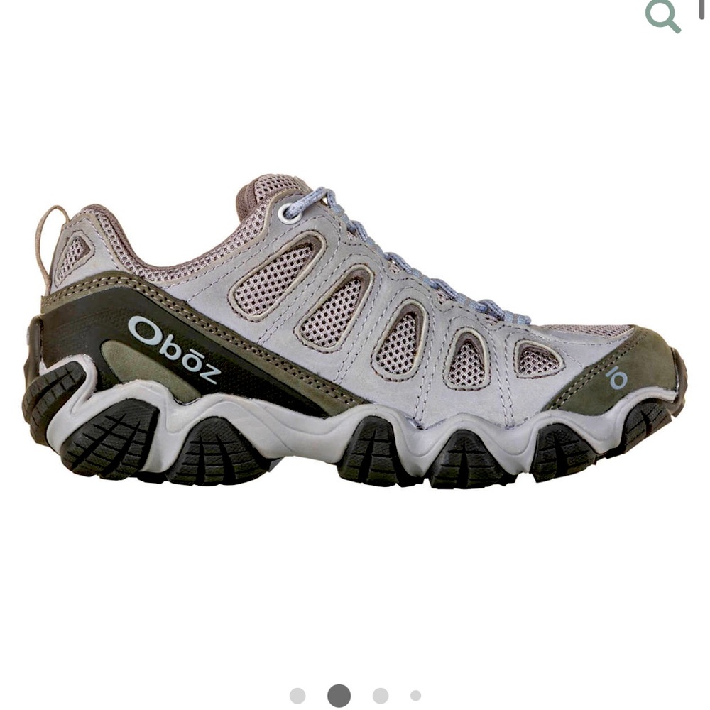 Oboz Women's Sawtooth II Low Hiking Shoes -Tradewinds Blue/Grey Size8 worn once